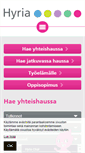Mobile Screenshot of hyria.fi