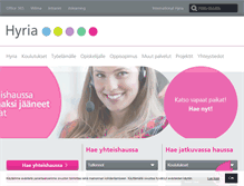 Tablet Screenshot of hyria.fi
